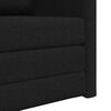 vidaXL Folding Sofa Bed 61cm Black Fabric