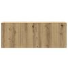 vidaXL 3 Piece TV Cabinet Set Wall-mounted Artisan Oak Engineered Wood