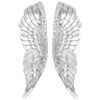 vidaXL Wings Sculpture Silver 31 x 5 x 91 cm Aluminium