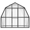 vidaXL Greenhouse with Base Frame Anthracite 3.3 m² Aluminium