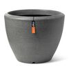 Capi Plant Vase Arc Granite Tapered Low 60x48 cm Anthracite