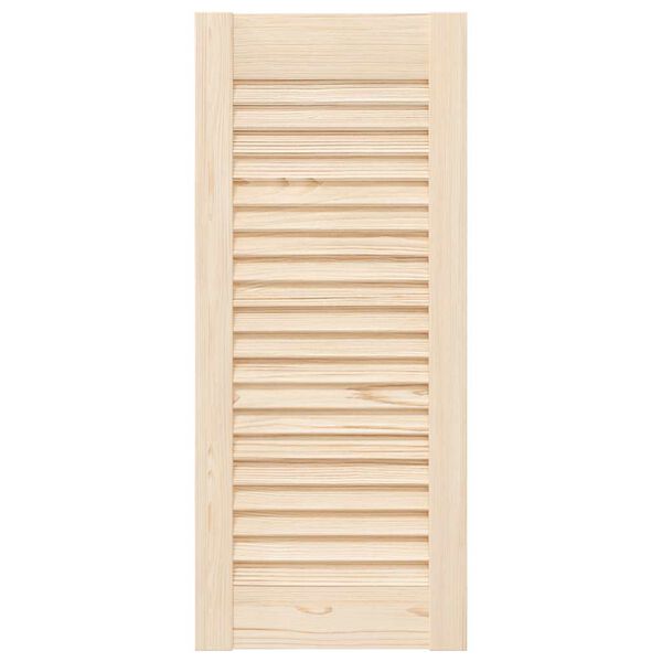 vidaXL Cabinet Door Louvred Design 69x29.5 cm Solid Wood Pine