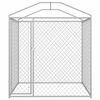 vidaXL Outdoor Dog Kennel with Canopy Top 193x193x225 cm