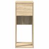 vidaXL Computer Tower Stand with Drawer Sonoma Oak 30x44x74 cm