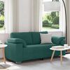 vidaXL Sofa Dark Green 180 x 77 x 82 cm Fabric