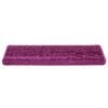 vidaXL Stair Mats 10 pcs 65x21x4 cm Violet Rectangular Edge