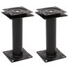 vidaXL 2 pcs Boat Seat Pedestals with 360&deg; Seat Swivel Steel