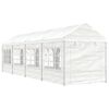 vidaXL Gazebo with Roof White 8.92x2.28x2.69 m Polyethylene