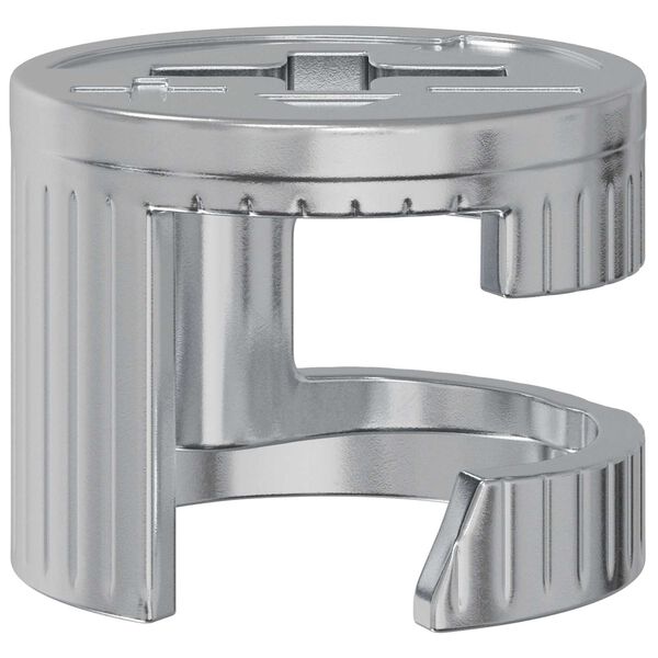 vidaXL Cam Lock Nuts 4000 pcs Silver Metal