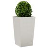 vidaXL Garden Planter 45x45x75 cm Stainless Steel