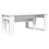 vidaXL Coffee Table Set 2 pcs White Engineered Wood