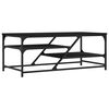 vidaXL Coffee Table Black 100x49x40 cm Engineered Wood