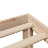 vidaXL Bookcase Bed without Mattress 120x190 cm Small Double Solid Wood Pine