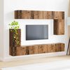 vidaXL TV Cabinet Set Wall-mounted 5 pcs Old Wood Engineered Wood