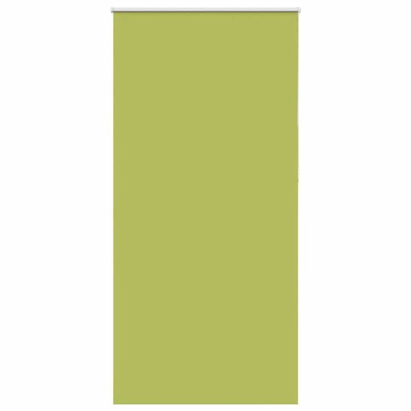 vidaXL Roller Blind Blackout Leaves Green 115x230 cm Fabric Width 110.7 cm Polyester