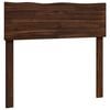 vidaXL Live Edge Headboard ROSTOCK Dark Brown 100 cm Solid Acacia Wood