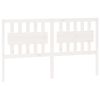 vidaXL Bed Headboard White 165.5x4x100 cm Solid Wood Pine