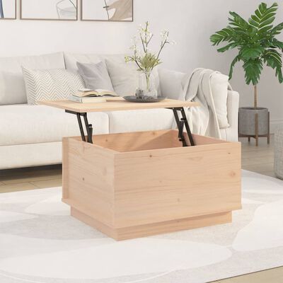 vidaXL Coffee Table 60x50x35 cm Solid Wood Pine