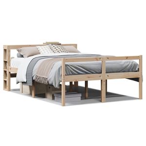vidaXL Senior Bed with Headboard without Mattress 120x200 cm