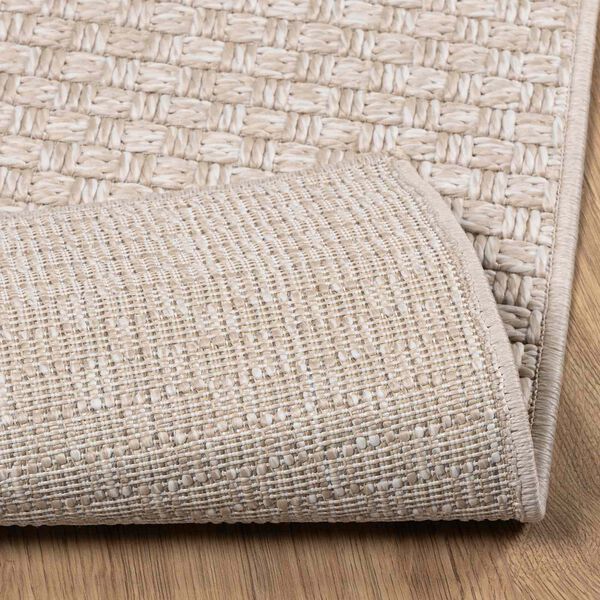 vidaXL Area Rugs Rectangular HUARTE Cream 280 x 200 cm Polyester