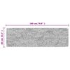 vidaXL Kitchen Rug Multicolour 60x180 cm Washable
