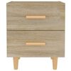 vidaXL Bed Cabinets 2 pcs Sonoma Oak 40x35x47.5 cm