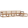 vidaXL Outdoor Sofa Set 5 pcs Natural Solid Acacia Wood