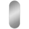 vidaXL Wall Mirror Silver 50x20 cm Oval