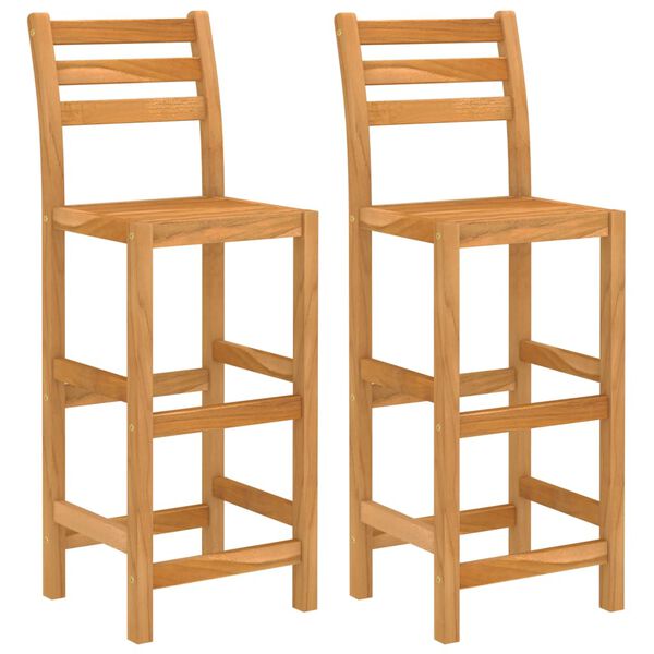 vidaXL 3 Piece Outdoor Bar Set Solid Acacia Wood