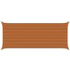 vidaXL Sun Shade Sail Orange and Brown 6 x 2.5 m 100% Polyester Oxford