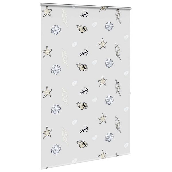 vidaXL Shower Roller Blind with Cassette 150x240 cm Fabric Width 146 cm