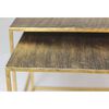 HSM Collection 2 Piece Coffee Table Set Square Gold