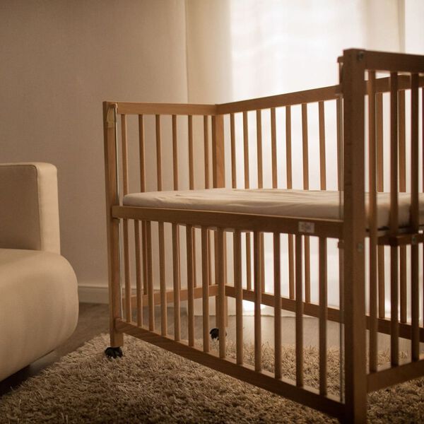 tiSsi Bedside Crib Sophie 95x45x82 cm Natural
