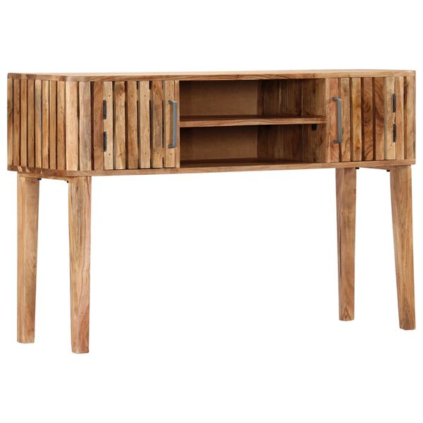 vidaXL Console Table 120x35x76 cm Solid Acacia Wood