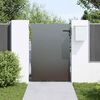 vidaXL Garden Gate Black 85 x 150 cm Powder-coated steel