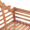 vidaXL Garden Bench 127x58.5x92.5 cm Solid Wood Teak