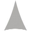 vidaXL Sunshade Sail 5 x 7 x 7 m HDPE Triangular Light Grey and White