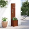 vidaXL Garden Privacy Screen Rusty 32 x 32 x 150 cm Weathering steel