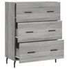 vidaXL Sideboard Grey Sonoma 69.5x34x90 cm Engineered Wood