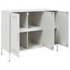 vidaXL Sideboard White 100.5x39x79 cm Steel