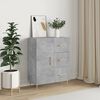 vidaXL Sideboard Concrete Grey 69.5x34x90 cm Engineered Wood