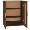 vidaXL Wall Cabinet Brown Oak 69.5x32.5x90 cm Engineered Wood