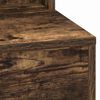 vidaXL Dressing Table Smoked Oak 100 x 41 x 135 cm Engineered Wood