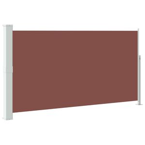 vidaXL Patio Retractable Side Awning 170x300 cm Brown