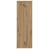 vidaXL Plant Stand Artisan Oak 33x33x100 cm Engineered Wood