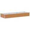 vidaXL Garden Raised Bed Light Brown 290 x 100 x 36 cm