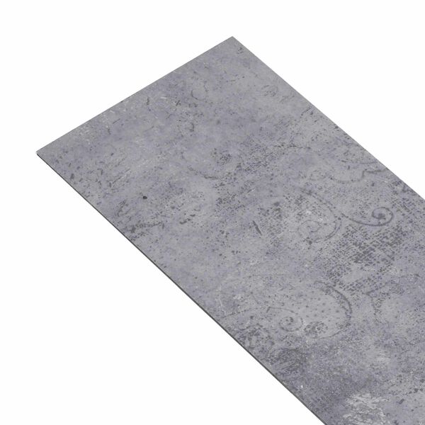 vidaXL Self-adhesive Flooring Plank 32 pcs Cement Grey 4.46 m&sup2; PVC