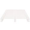 vidaXL Pallet Bed without Mattress White 100x200 cm Solid Wood