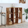 vidaXL Bookcase Old Wood 102x32x102 cm Engineered Wood