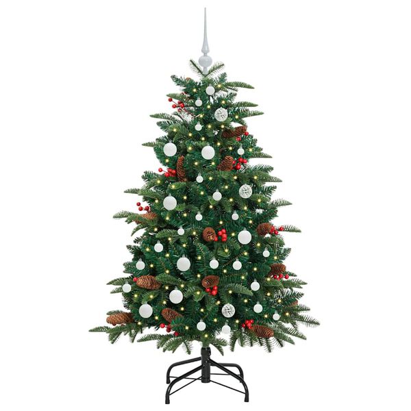 vidaXL Artificial Christmas Tree with 150 LEDs with Stand Green 150 cm